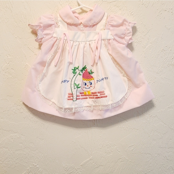 Vintage 80s Humpty Dumpty Dress 6M - Picture 9 of 9